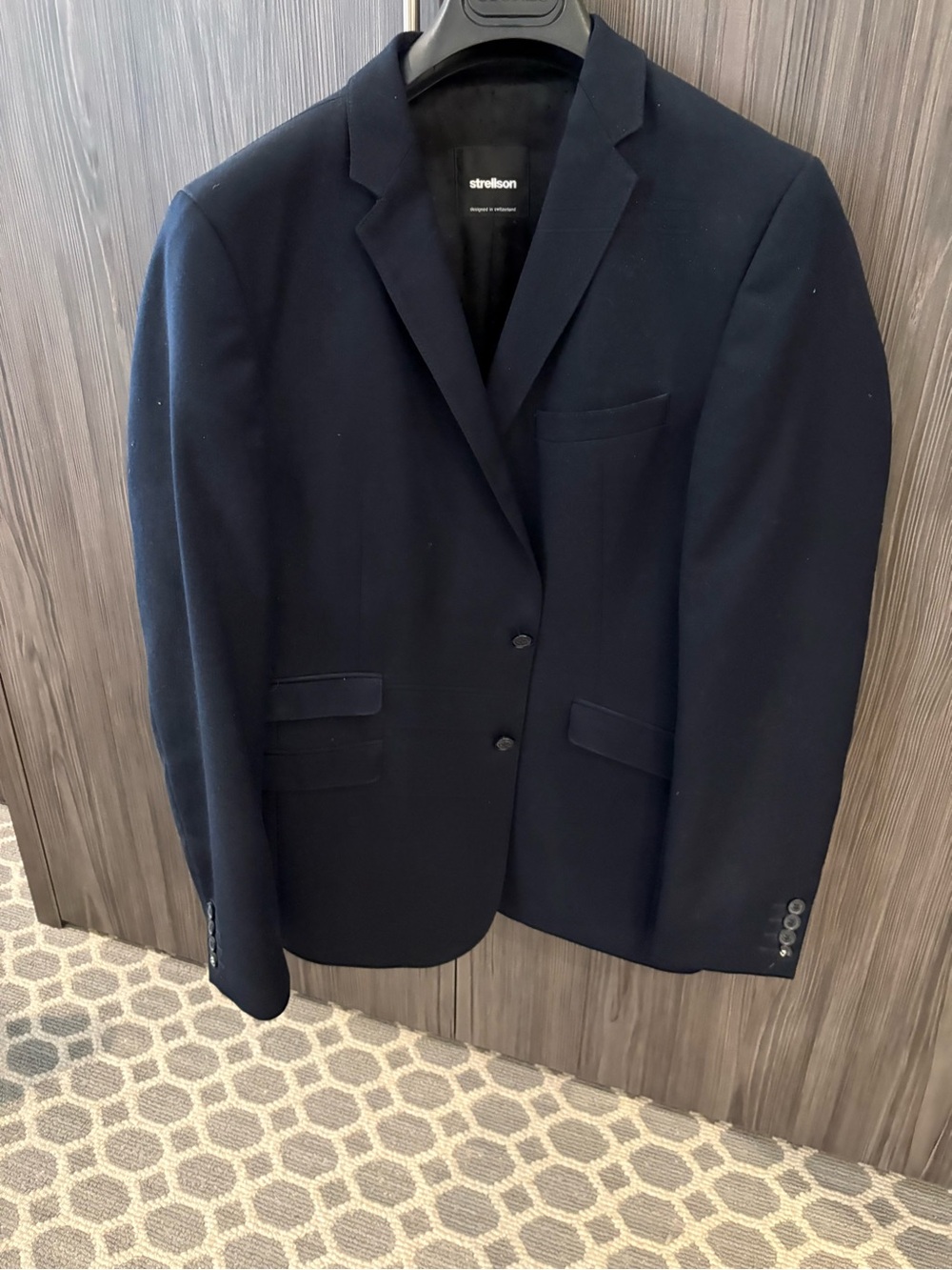 Strellson Dark Navy Two-Button Men's Blazer